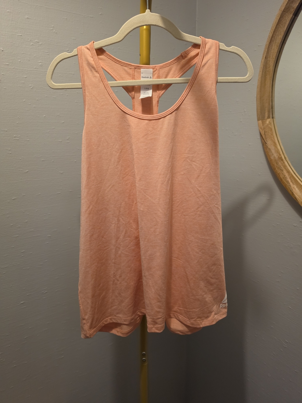 Reebok Women's Peach Racerback Tank Top